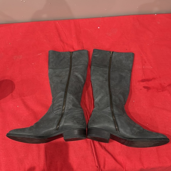 J. Crew dark gray to navy Heeled Boots - Picture 2 of 5